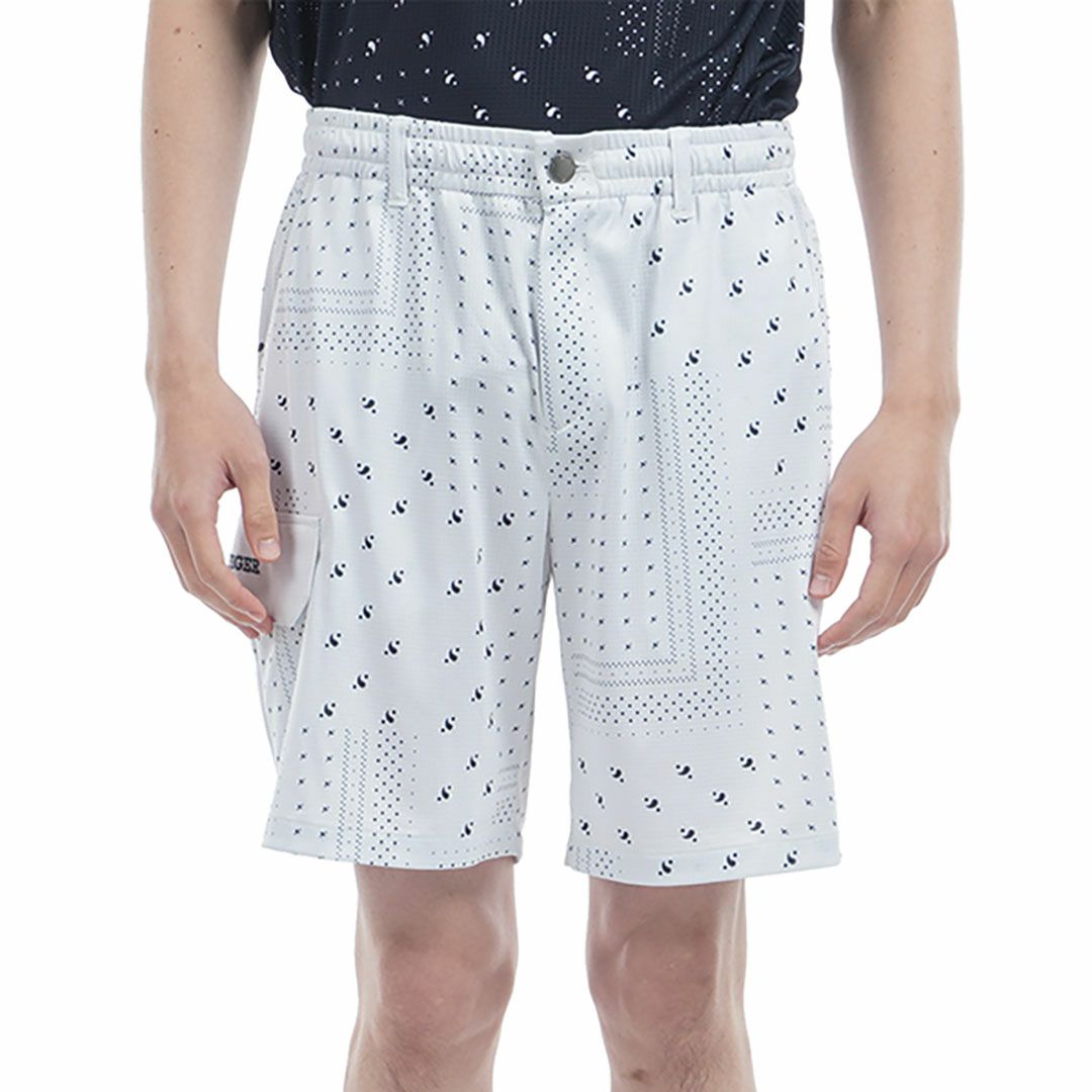 トミー ヒルフィガー ゴルフ Tommy Hilfiger Golf メンズ メンズ バンダナプリント ショートパンツ THMA525 詳細2