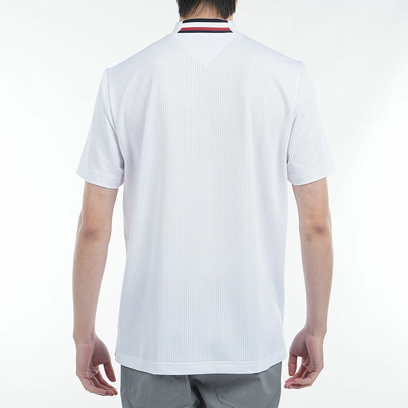 トミー ヒルフィガー ゴルフ Tommy Hilfiger Golf メンズ メンズ HILFIGERトリコグラフィック 半袖モックネックシャツ THMA527 詳細14