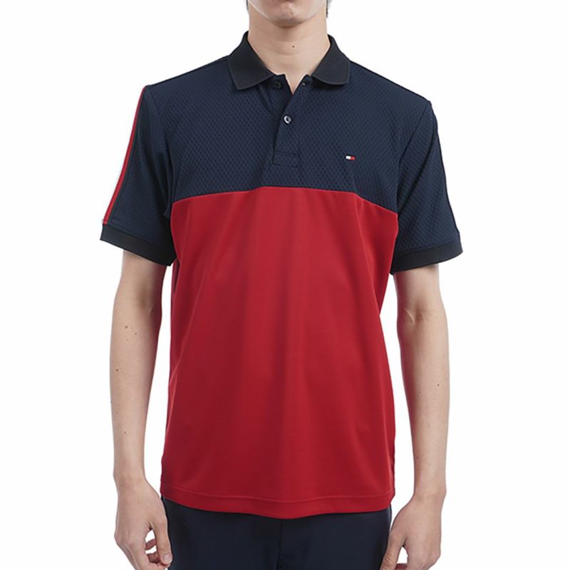 トミー ヒルフィガー ゴルフ Tommy Hilfiger Golf メンズ メンズ カラーブロック 半袖ポロシャツ THMA528 詳細1