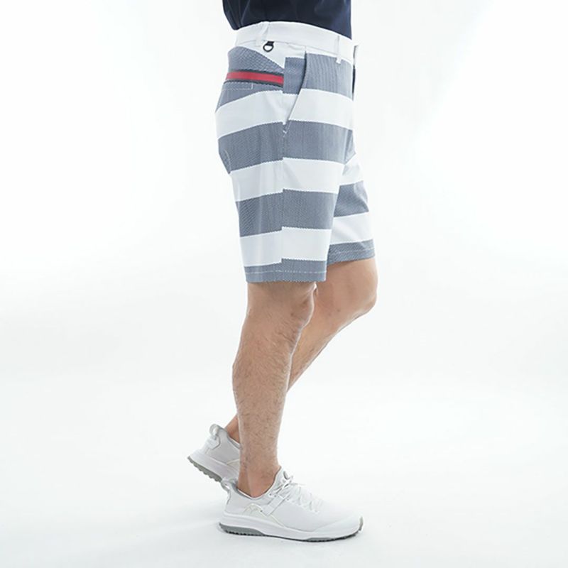 トミー ヒルフィガー ゴルフ Tommy Hilfiger Golf メンズ メンズ HILFIGERトリコグラフィック ショートパンツ THMA529 詳細7