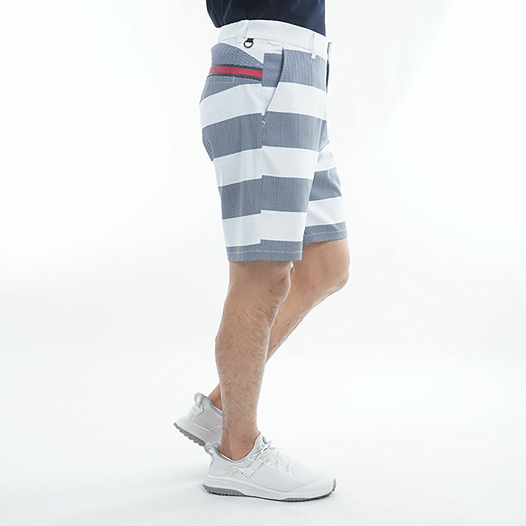 トミー ヒルフィガー ゴルフ Tommy Hilfiger Golf メンズ メンズ HILFIGERトリコグラフィック ショートパンツ THMA529 詳細7