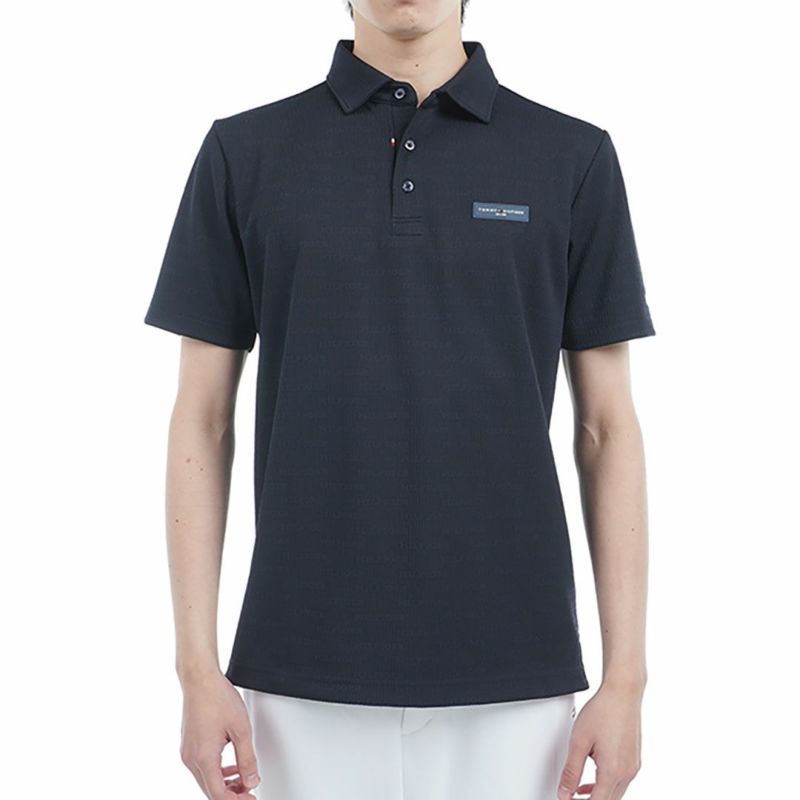 トミー ヒルフィガー ゴルフ Tommy Hilfiger Golf メンズ メンズ ロゴジャガード 半袖シャツ THMA530 詳細3