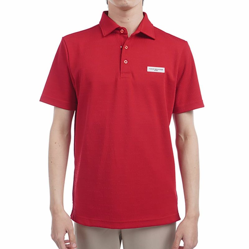 トミー ヒルフィガー ゴルフ Tommy Hilfiger Golf メンズ メンズ ロゴジャガード 半袖シャツ THMA530 詳細4