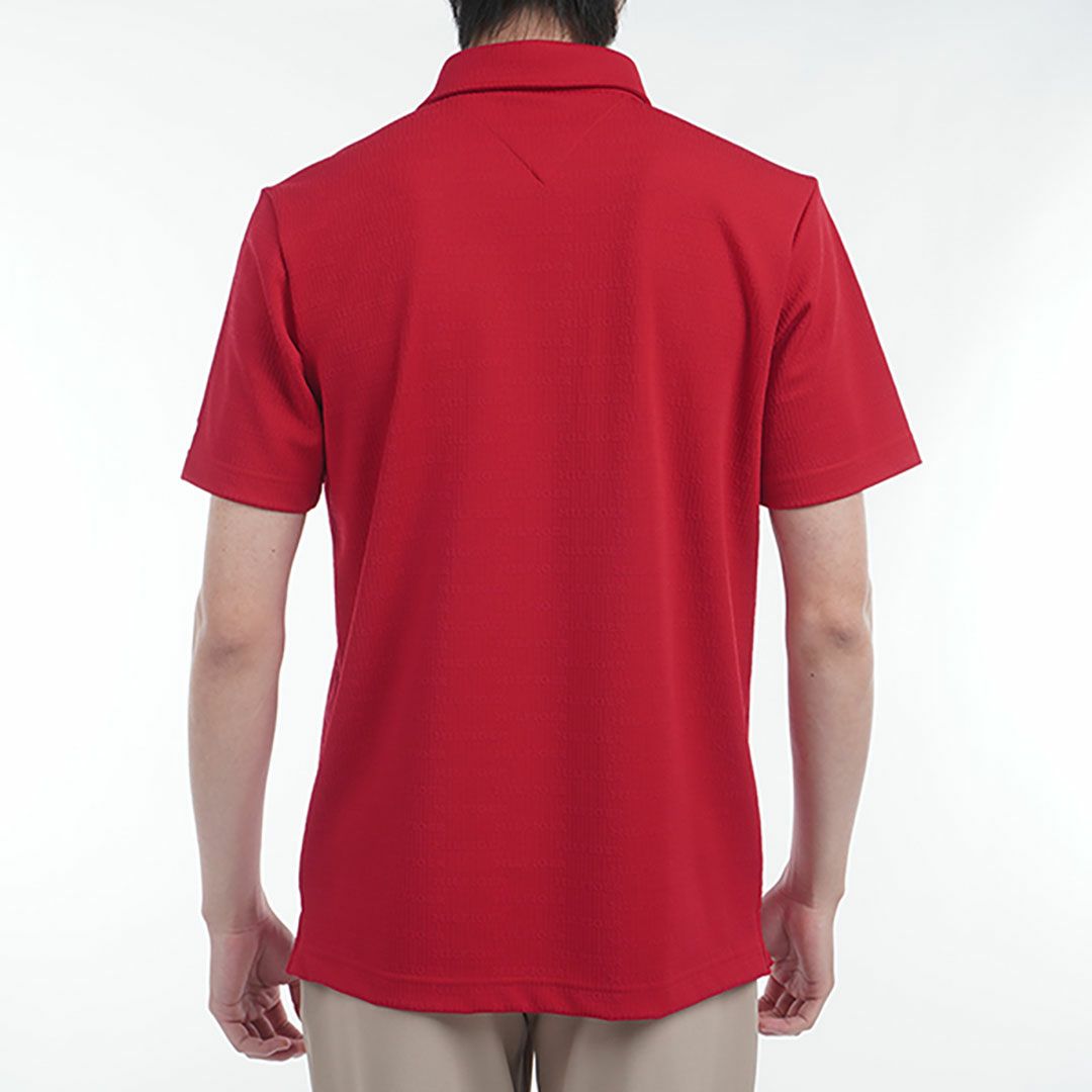 トミー ヒルフィガー ゴルフ Tommy Hilfiger Golf メンズ メンズ ロゴジャガード 半袖シャツ THMA530 詳細18