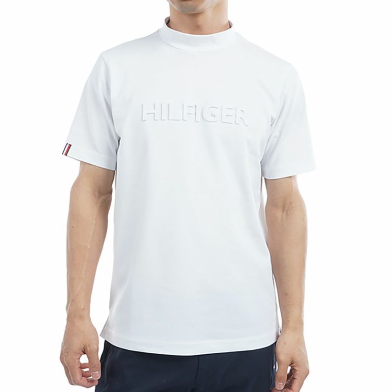トミー ヒルフィガー ゴルフ Tommy Hilfiger Golf メンズ メンズ エンボスロゴ 半袖モックネックシャツ THMA532 詳細2