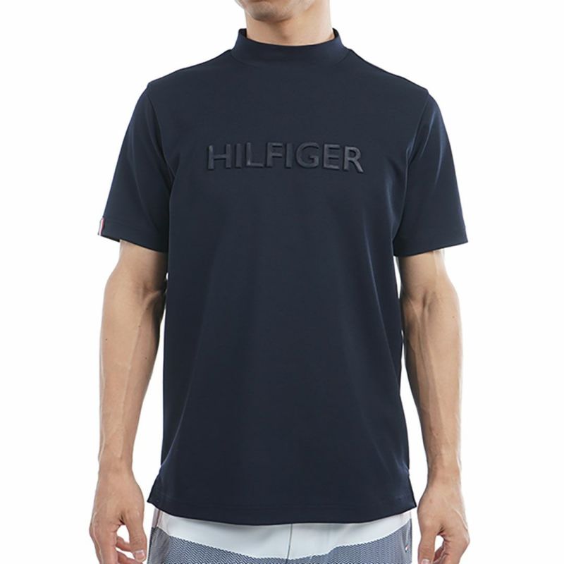 トミー ヒルフィガー ゴルフ Tommy Hilfiger Golf メンズ メンズ エンボスロゴ 半袖モックネックシャツ THMA532 詳細4