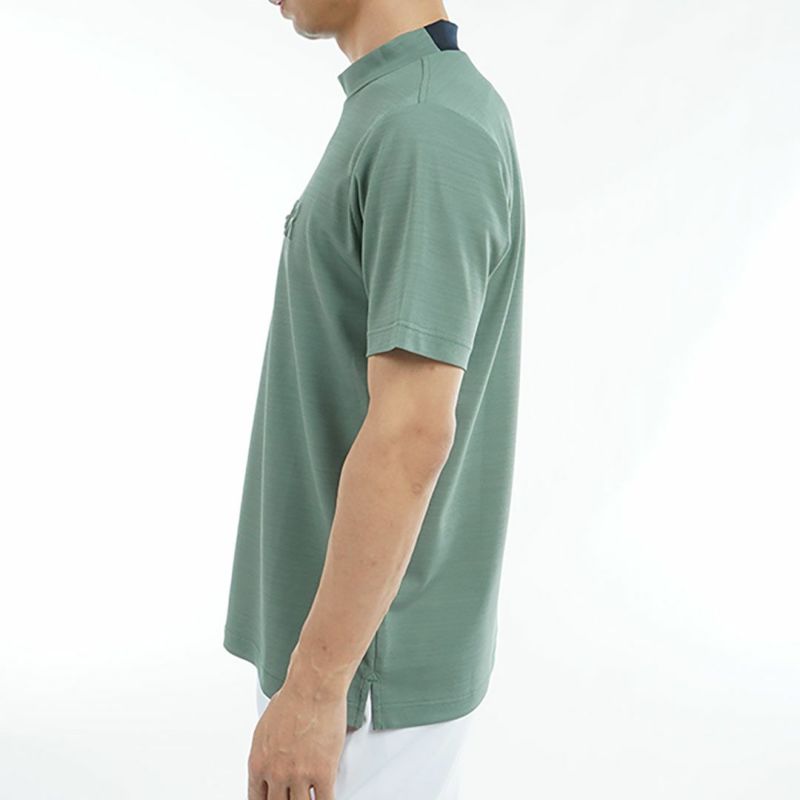 トミー ヒルフィガー ゴルフ Tommy Hilfiger Golf メンズ メンズ エンボスロゴ 半袖モックネックシャツ THMA532 詳細7