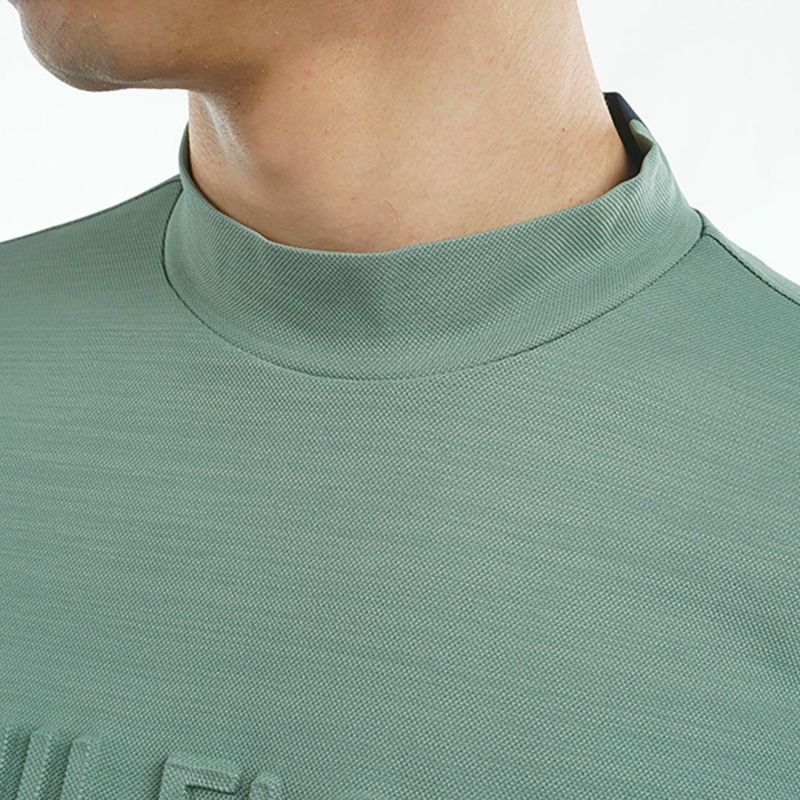 トミー ヒルフィガー ゴルフ Tommy Hilfiger Golf メンズ メンズ エンボスロゴ 半袖モックネックシャツ THMA532 詳細12