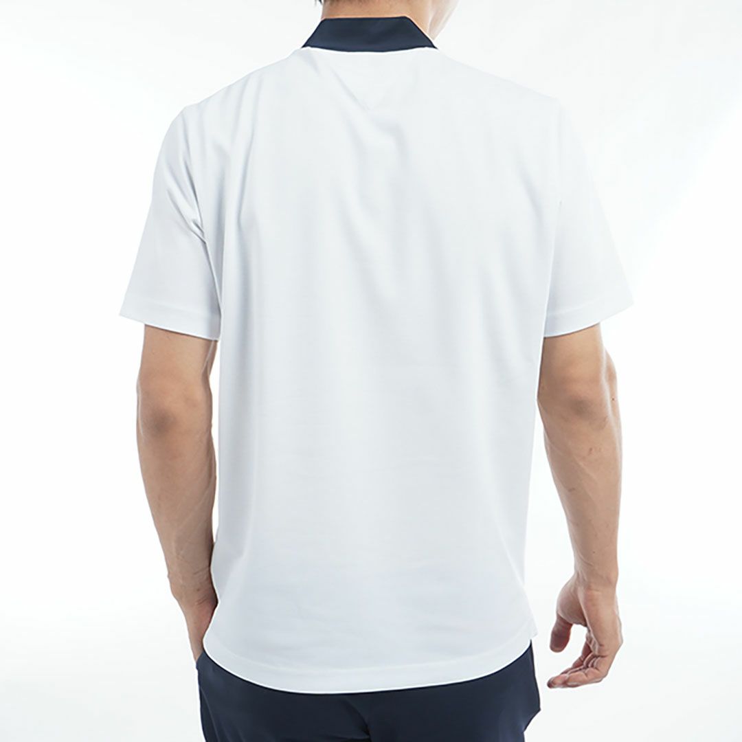 トミー ヒルフィガー ゴルフ Tommy Hilfiger Golf メンズ メンズ エンボスロゴ 半袖モックネックシャツ THMA532 詳細15