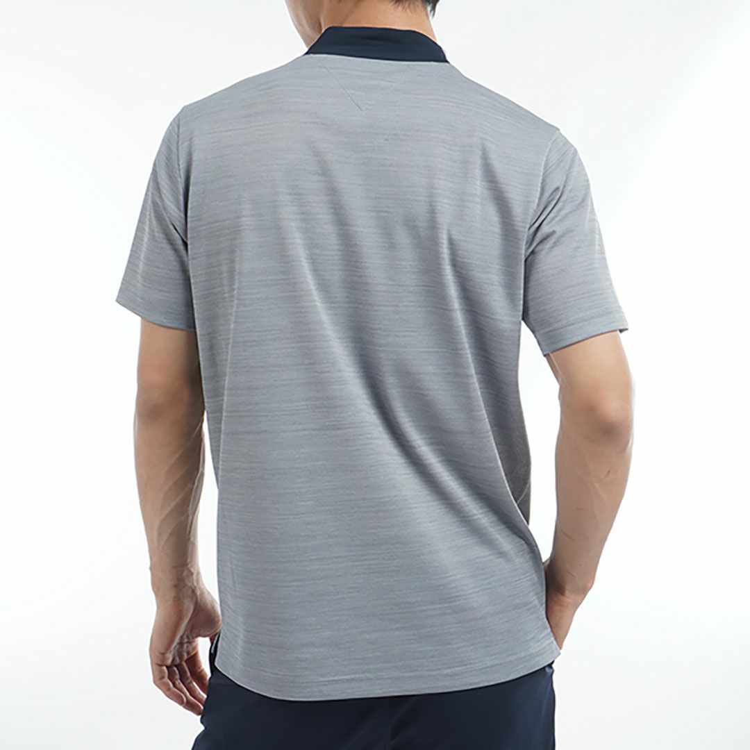 トミー ヒルフィガー ゴルフ Tommy Hilfiger Golf メンズ メンズ エンボスロゴ 半袖モックネックシャツ THMA532 詳細17