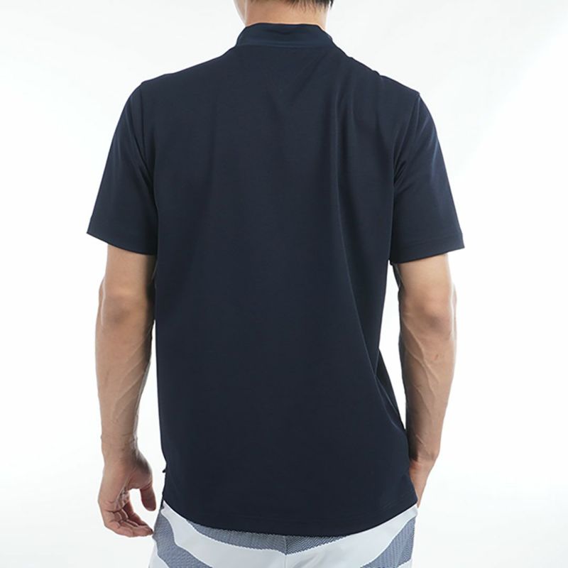 トミー ヒルフィガー ゴルフ Tommy Hilfiger Golf メンズ メンズ エンボスロゴ 半袖モックネックシャツ THMA532 詳細19