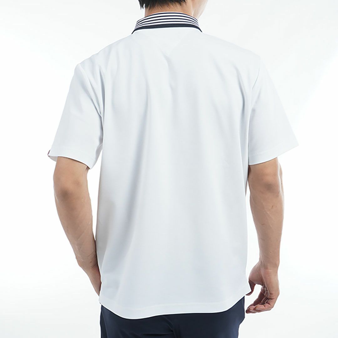 トミー ヒルフィガー ゴルフ Tommy Hilfiger Golf メンズ メンズ カラー杢鹿の子 半袖ポロシャツ THMA533 詳細14