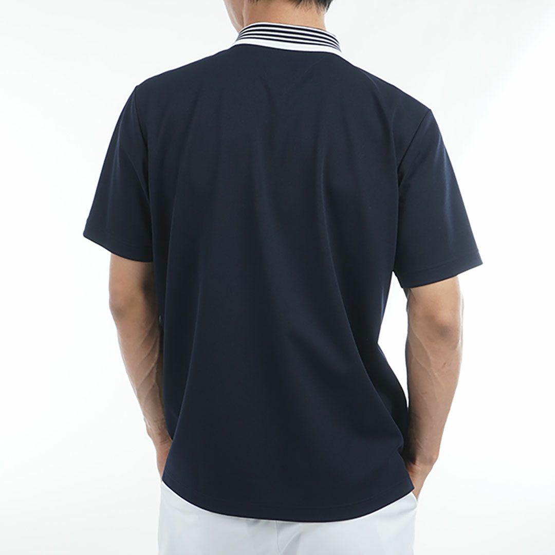 トミー ヒルフィガー ゴルフ Tommy Hilfiger Golf メンズ メンズ カラー杢鹿の子 半袖ポロシャツ THMA533 詳細16
