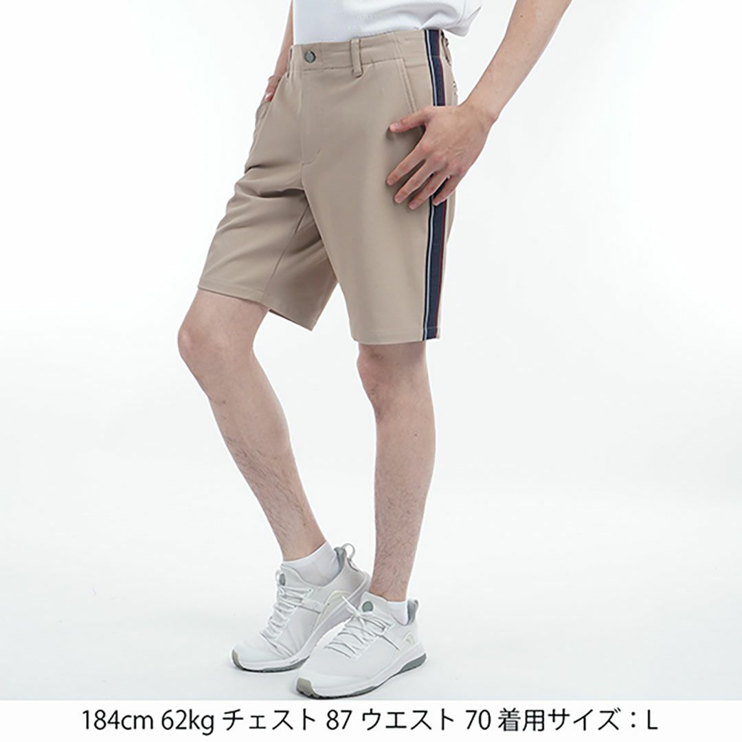 トミー ヒルフィガー ゴルフ Tommy Hilfiger Golf メンズ メンズ 遮熱サイドライン ショートパンツ THMA535 詳細4