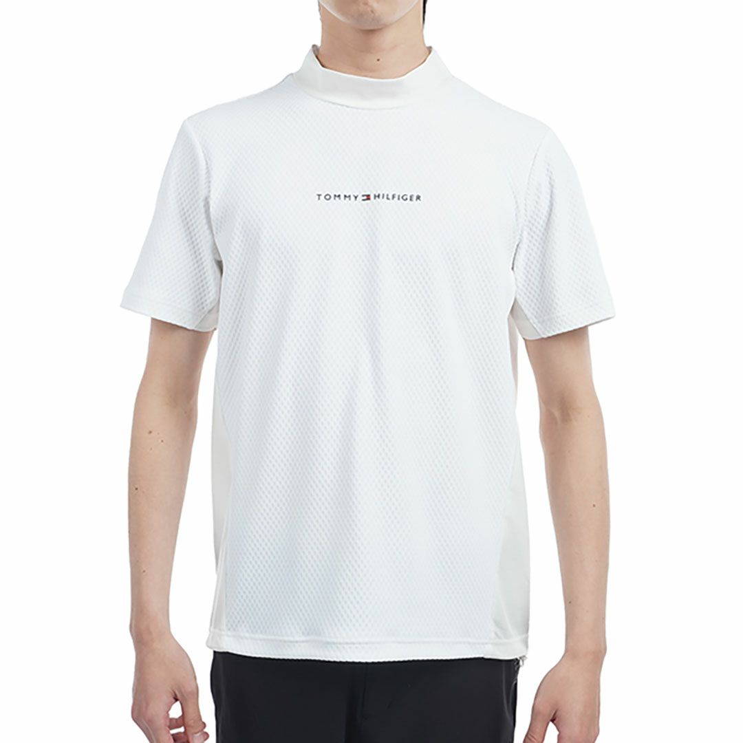 トミー ヒルフィガー ゴルフ Tommy Hilfiger Golf メンズ メンズ ハイブリッド 半袖モックネックシャツ THMA537 詳細2