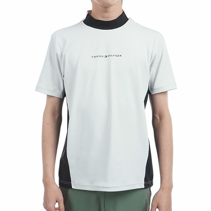 トミー ヒルフィガー ゴルフ Tommy Hilfiger Golf メンズ メンズ ハイブリッド 半袖モックネックシャツ THMA537 詳細4