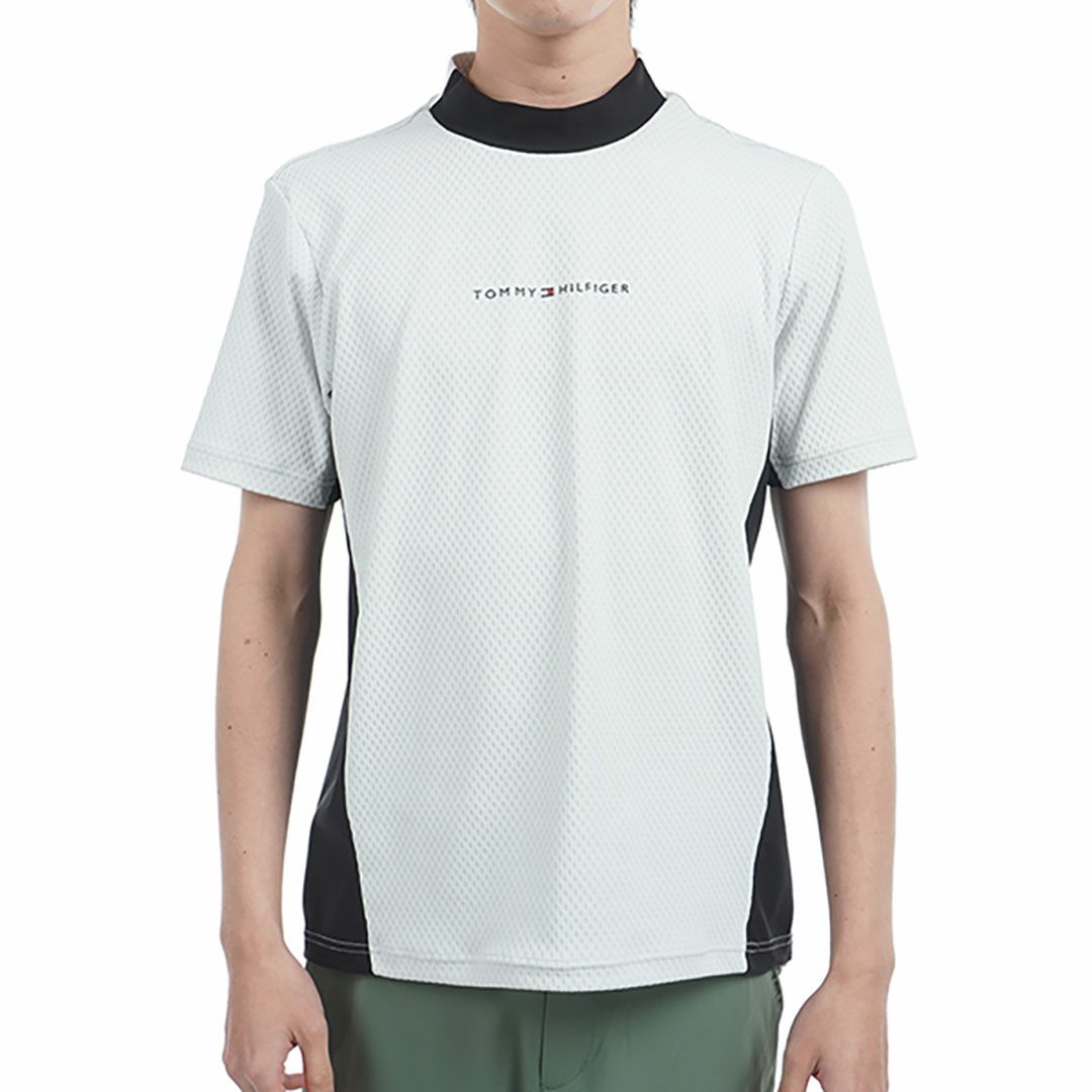 トミー ヒルフィガー ゴルフ Tommy Hilfiger Golf メンズ メンズ ハイブリッド 半袖モックネックシャツ THMA537 詳細4
