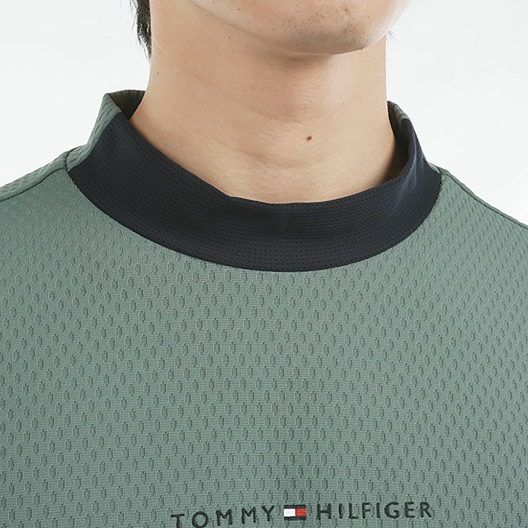 トミー ヒルフィガー ゴルフ Tommy Hilfiger Golf メンズ メンズ ハイブリッド 半袖モックネックシャツ THMA537 詳細11