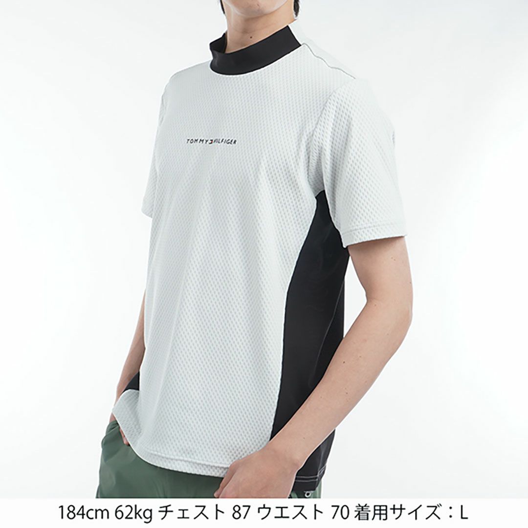 トミー ヒルフィガー ゴルフ Tommy Hilfiger Golf メンズ メンズ ハイブリッド 半袖モックネックシャツ THMA537 詳細17