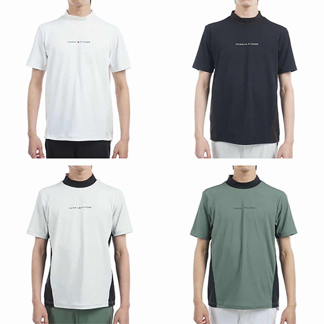 トミー ヒルフィガー ゴルフ Tommy Hilfiger Golf メンズ メンズ ハイブリッド 半袖モックネックシャツ THMA537 詳細19