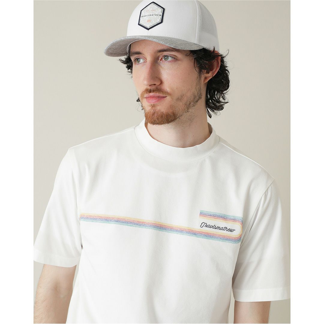 トラヴィスマシュー TRAVISMATHEW メンズ メンズ レトロチェスト プリント半袖モック (MENS) TMMA52R 詳細7