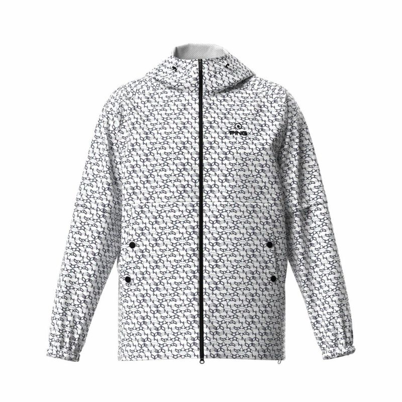 30％OFF】[ピンアパレル]メンズ 総柄プリント2WAYフルジップ