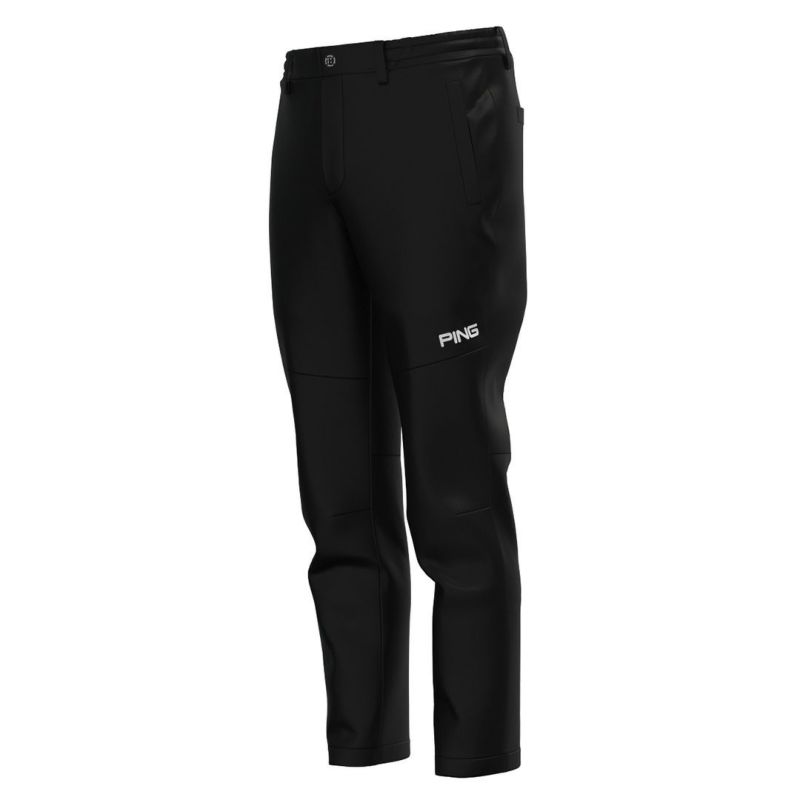 新品 ピン テーパード パンツ リラックスフィット 全方向ストレッチ グレー L PING APPAREL】全方向ストレッチ二重織テーパードパンツ