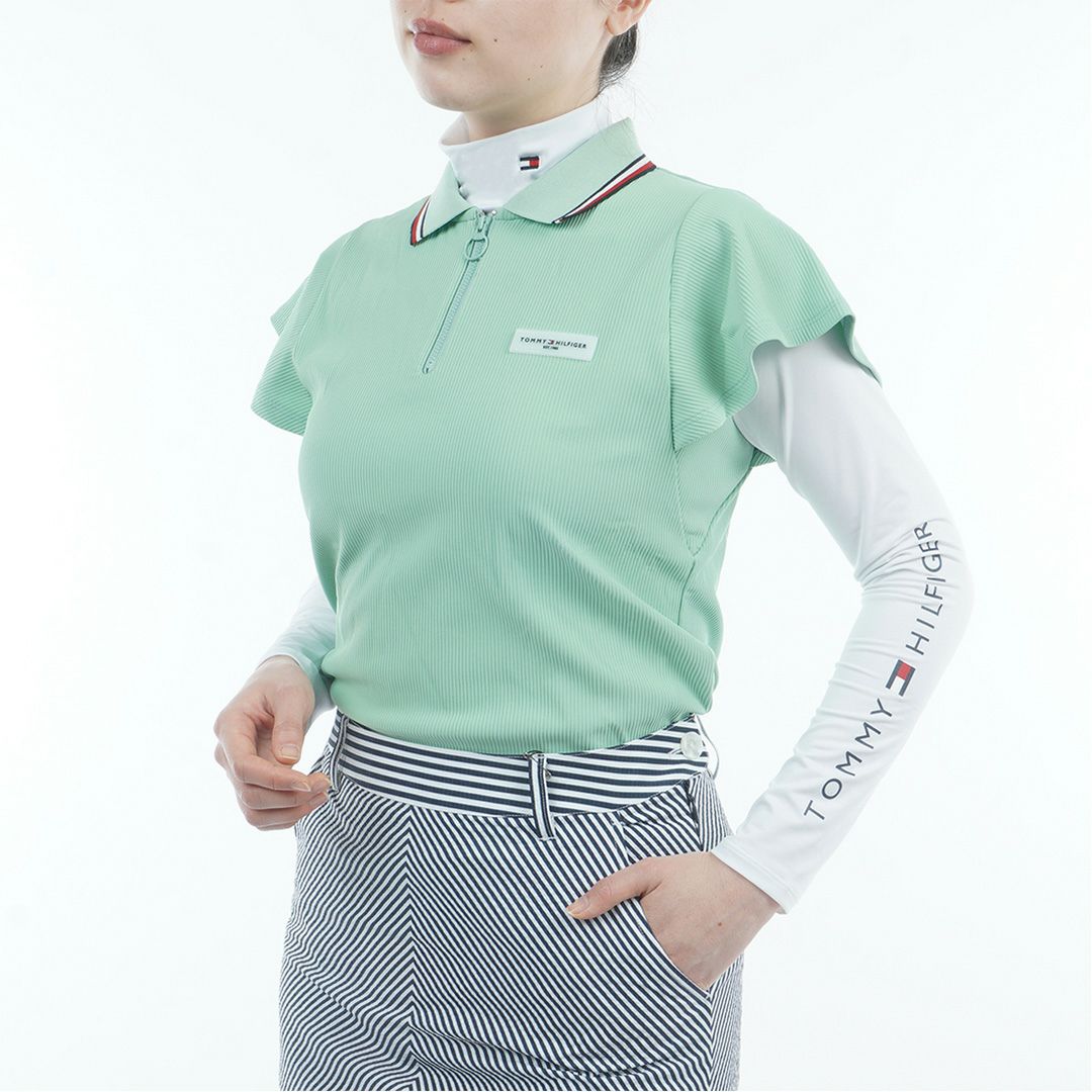 トミー ヒルフィガー ゴルフ Tommy Hilfiger Golf レディース レディース モックネック メッシュインナーシャツ THLA535 詳細8