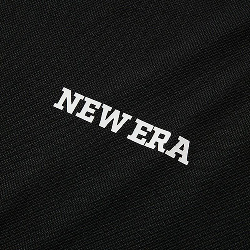 ニューエラ NEW ERA メンズ メンズ 半袖 ミッドネック 鹿の子 Tシャツ Vertical Logo ブラック ERMA54H 詳細4