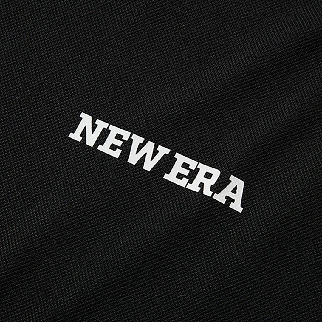 ニューエラ NEW ERA メンズ メンズ 半袖 ミッドネック 鹿の子 Tシャツ Vertical Logo ブラック ERMA54H 詳細4