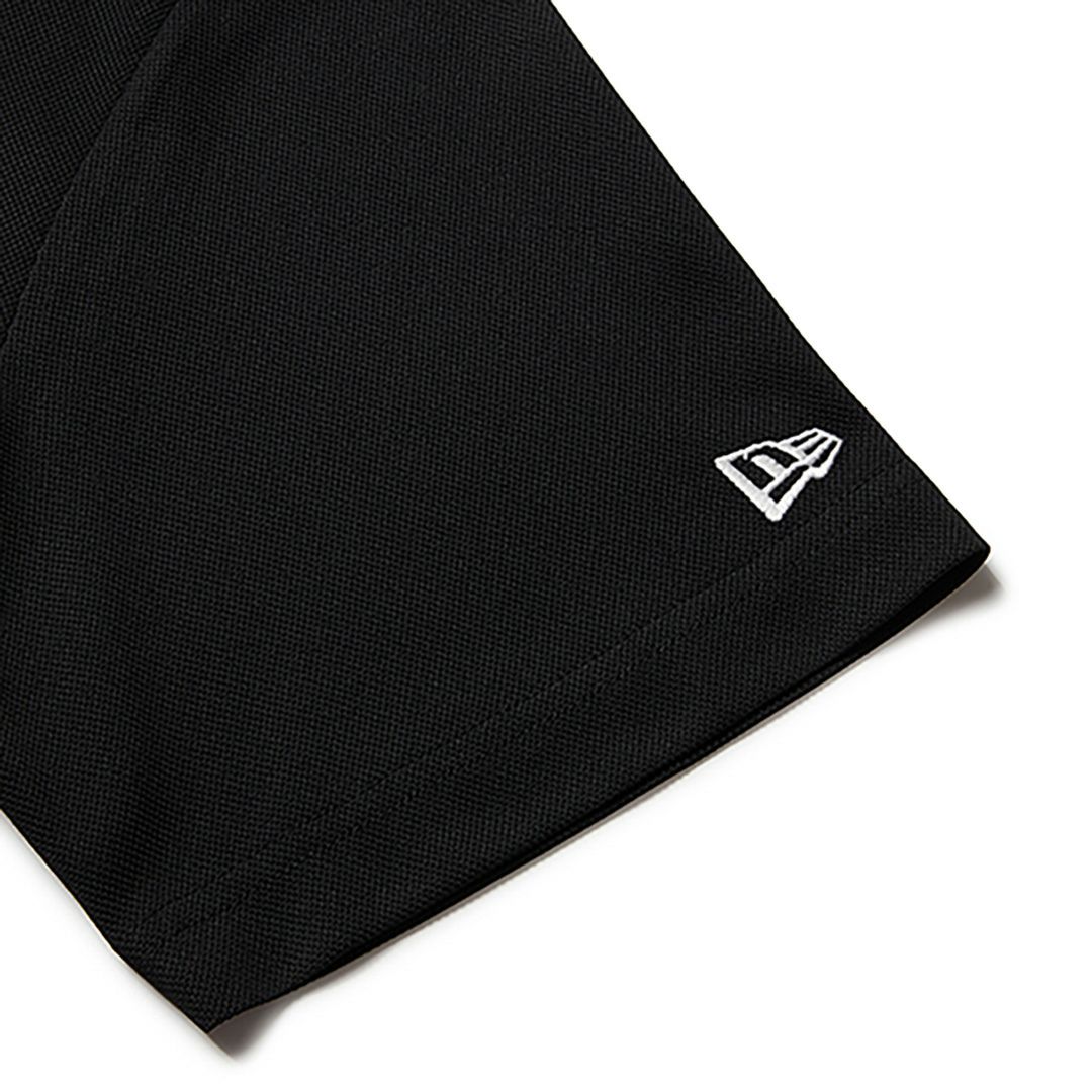 ニューエラ NEW ERA メンズ メンズ 半袖 ミッドネック 鹿の子 Tシャツ Vertical Logo ブラック ERMA54H 詳細5