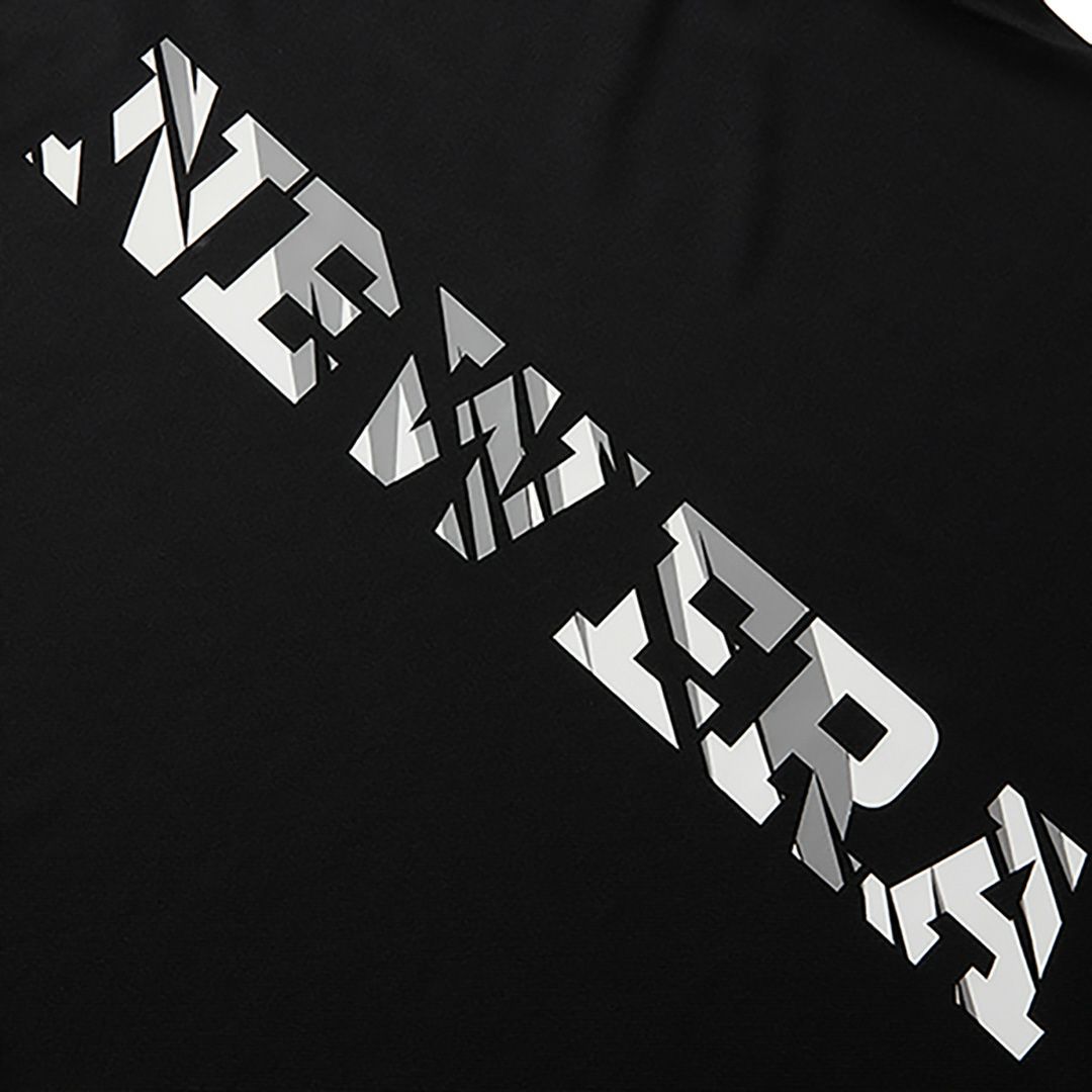 ニューエラ NEW ERA メンズ メンズ 半袖 ミッドネック 鹿の子 Tシャツ Vertical Logo ブラック ERMA54H 詳細6