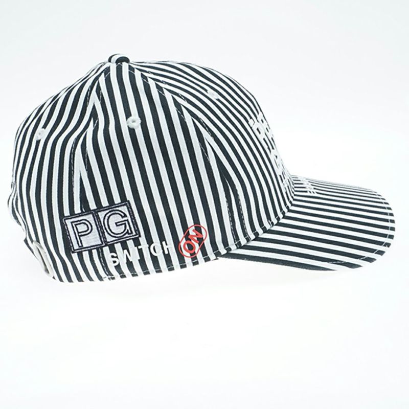 パーリーゲイツ PEARLY GATES メンズ レディース ユニセックス SWITCH ONリサイクルツイルキャップ (ストライプ柄) (UNISEX) PAMG55BF 詳細3