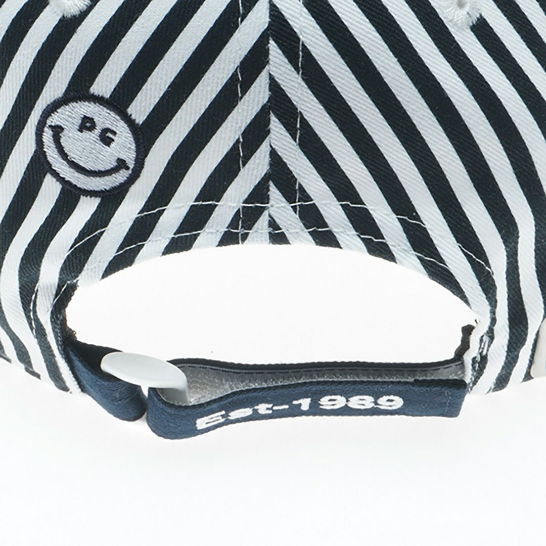 パーリーゲイツ PEARLY GATES メンズ レディース ユニセックス SWITCH ONリサイクルツイルキャップ (ストライプ柄) (UNISEX) PAMG55BF 詳細4
