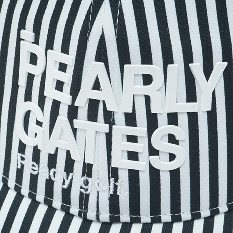 パーリーゲイツ PEARLY GATES メンズ レディース ユニセックス SWITCH ONリサイクルツイルキャップ (ストライプ柄) (UNISEX) PAMG55BF 詳細6