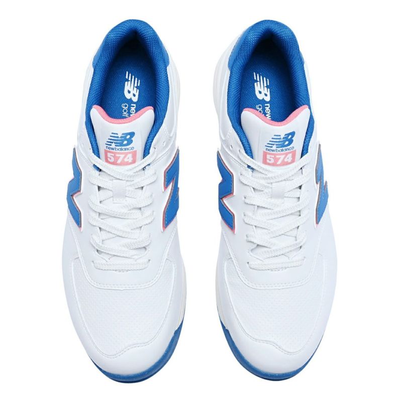 new balance シューズ メンズ ホワイト・ブルー