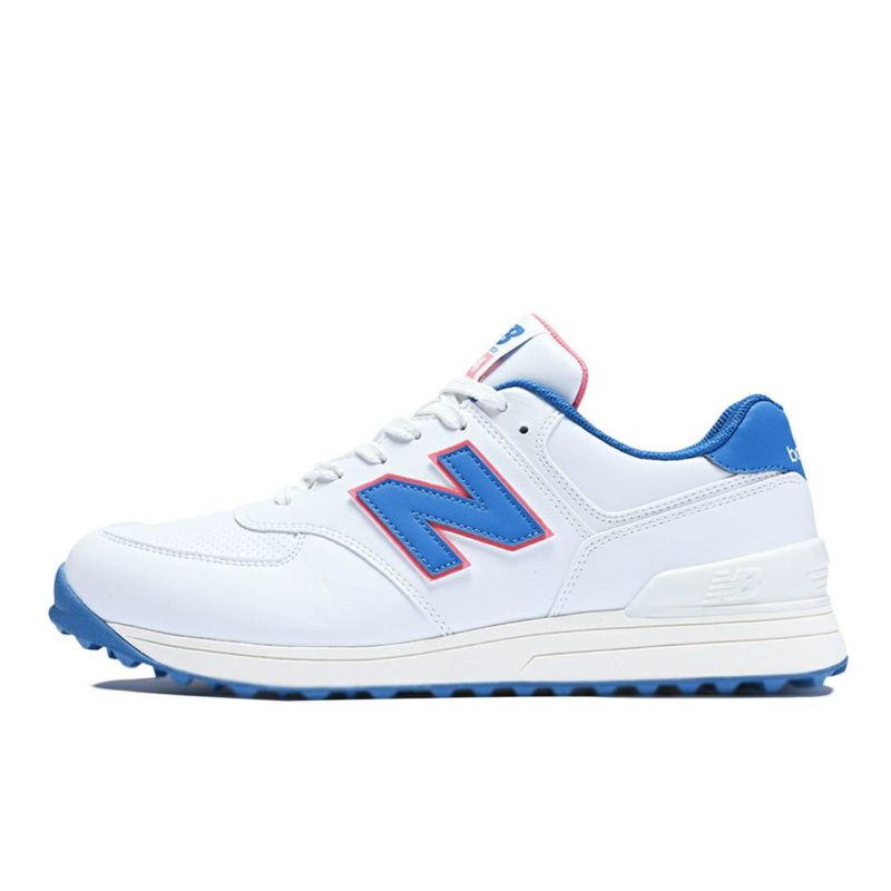 new balance シューズ メンズ ホワイト・ブルー