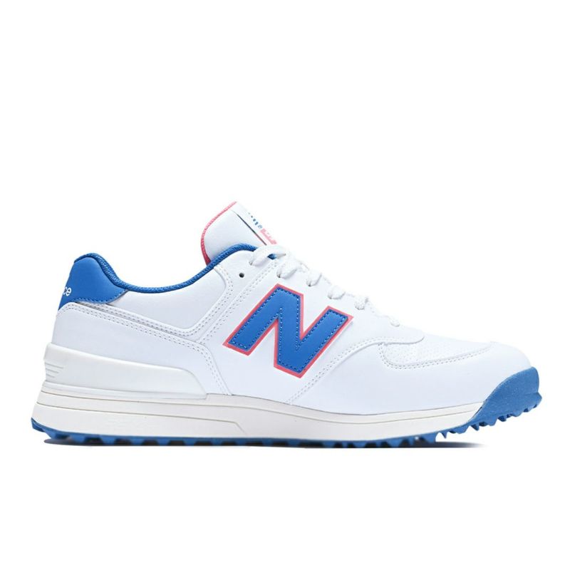 new balance シューズ メンズ ホワイト・ブルー