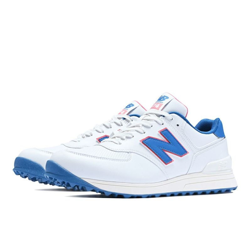 new balance シューズ メンズ ホワイト・ブルー