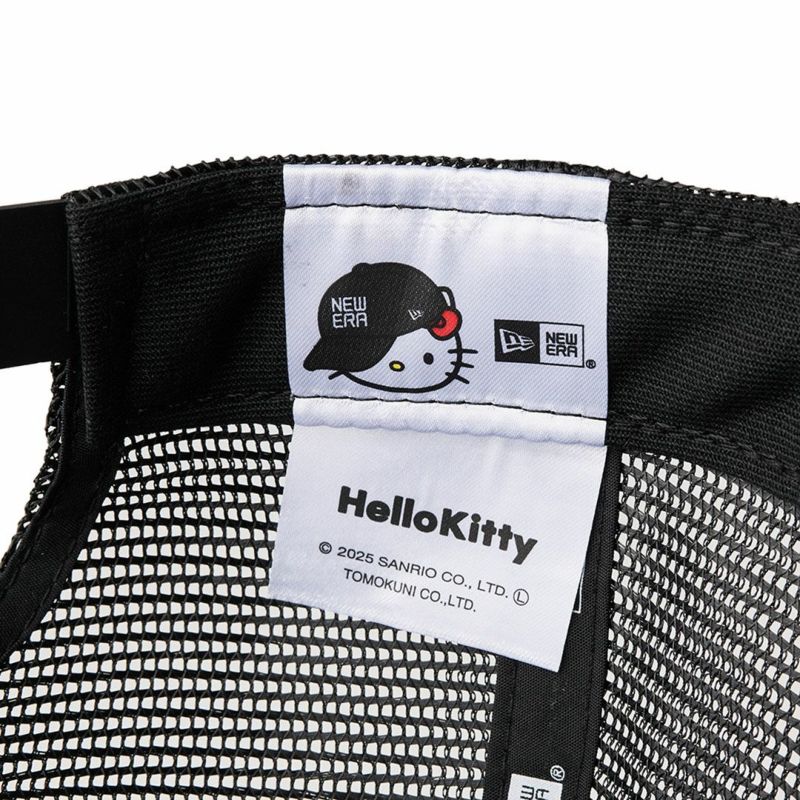 NEW ERA HELLO KITTY レディース  キャップ ホワイト ブラック