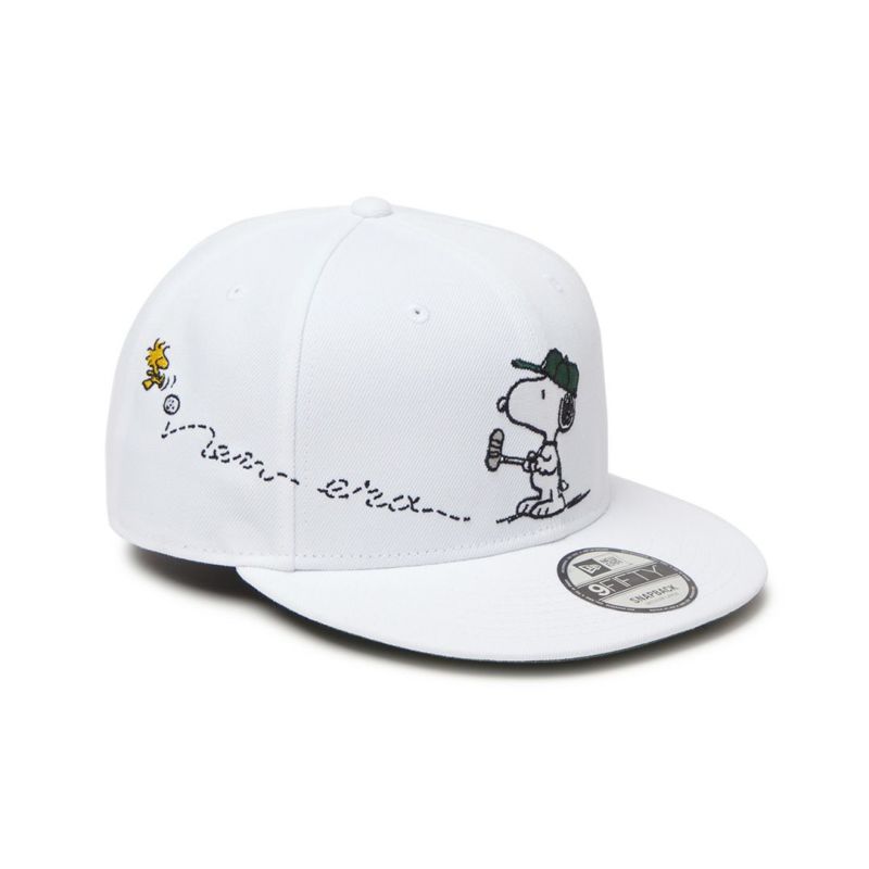 NEW ERA PEANUTS スヌーピー メンズ レディース ユニセックス キャップ ホワイト