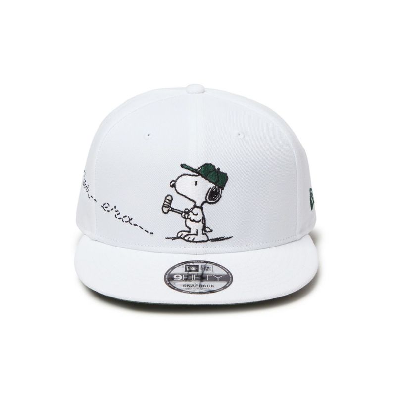 NEW ERA PEANUTS スヌーピー メンズ レディース ユニセックス キャップ ホワイト