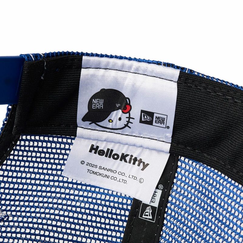 NEW ERA HELLO KITTY メンズ レディース ユニセックス キャップ ホワイト ロイヤルブルー
