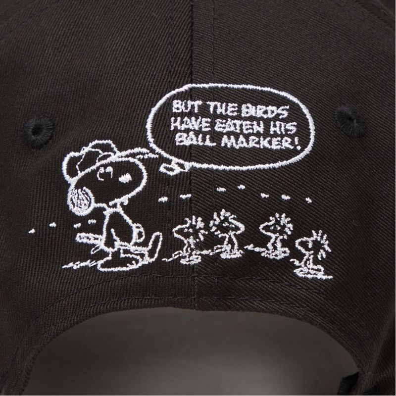 NEW ERA PEANUTS スヌーピー メンズ レディース ユニセックス キャップ ブラック