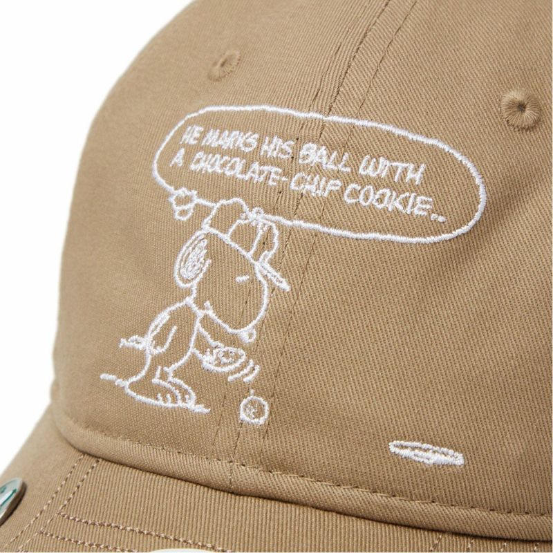 NEW ERA PEANUTS スヌーピー メンズ レディース ユニセックス キャップ ブリティッシュカーキ 
