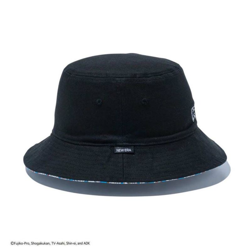 NEW ERA  ドラえもん メンズ レディース ユニセックス バケットハット ブラック リバーシブル マルチカラー