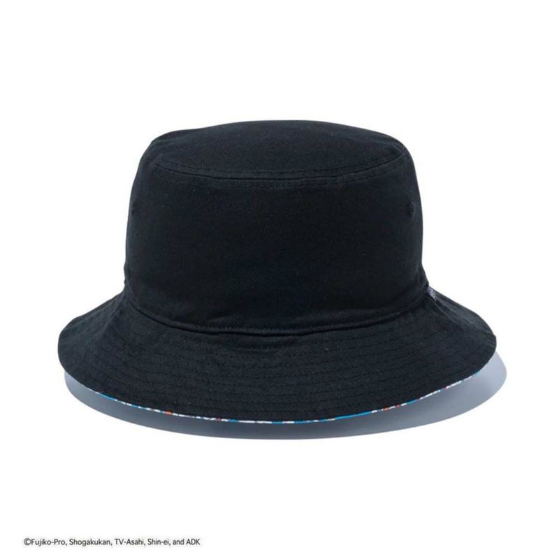 NEW ERA  ドラえもん メンズ レディース ユニセックス バケットハット ブラック リバーシブル マルチカラー