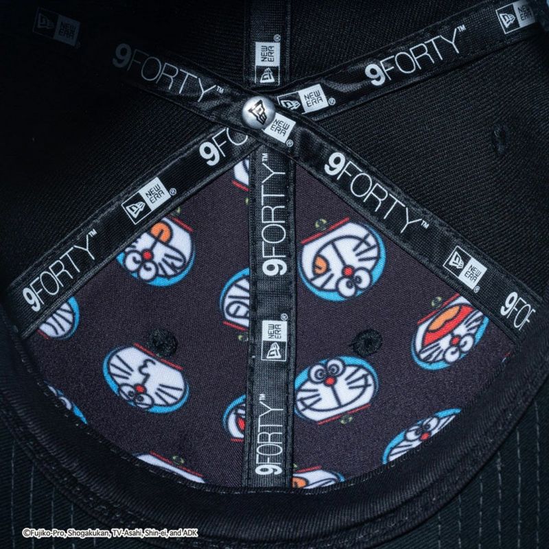 NEW ERA ドラえもん メンズ レディース ユニセックス キャップ ブラック