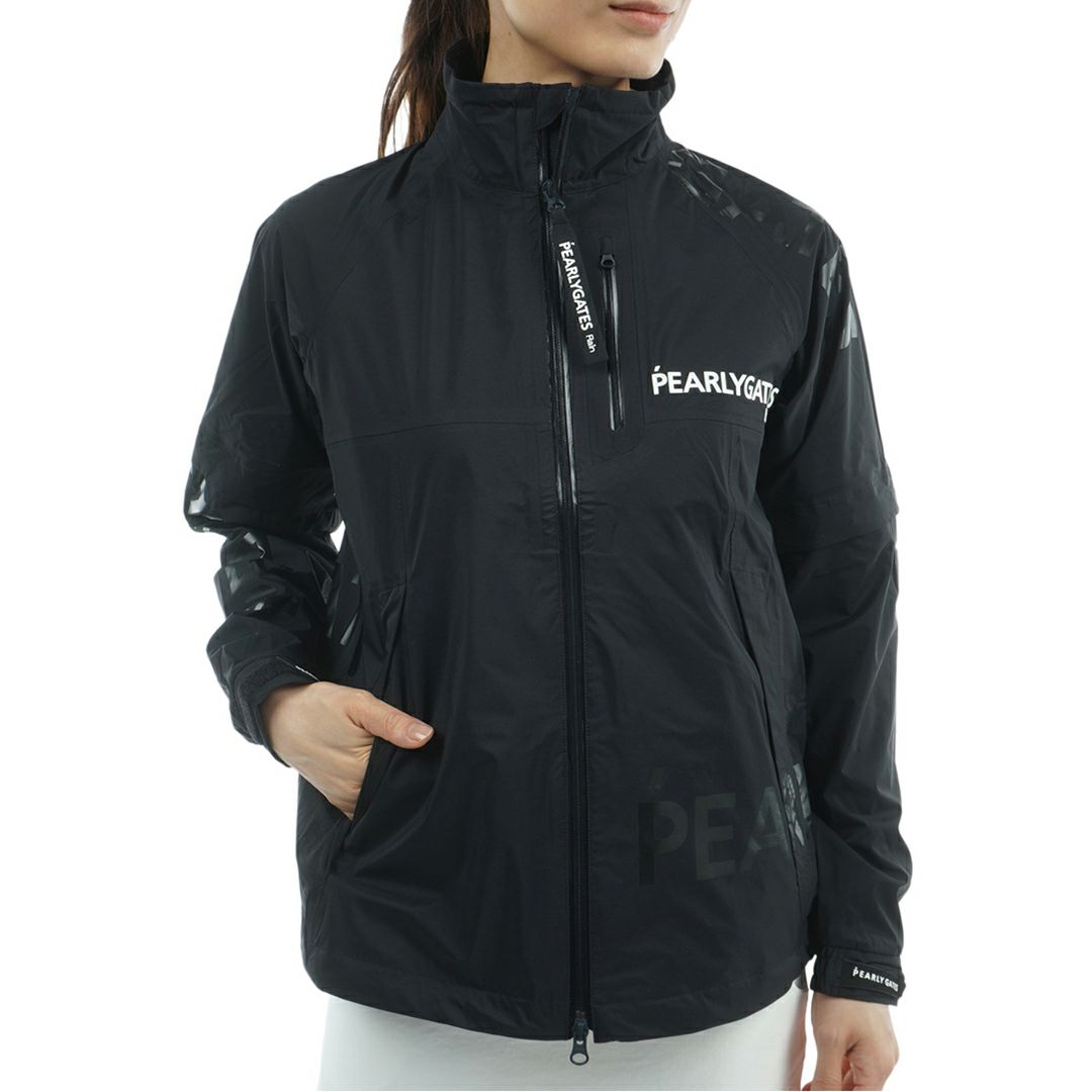 パーリーゲイツ PEARLY GATES レディース NYストレッチタフタ3Lレインジャケット (LADIES) PALA53J 詳細2