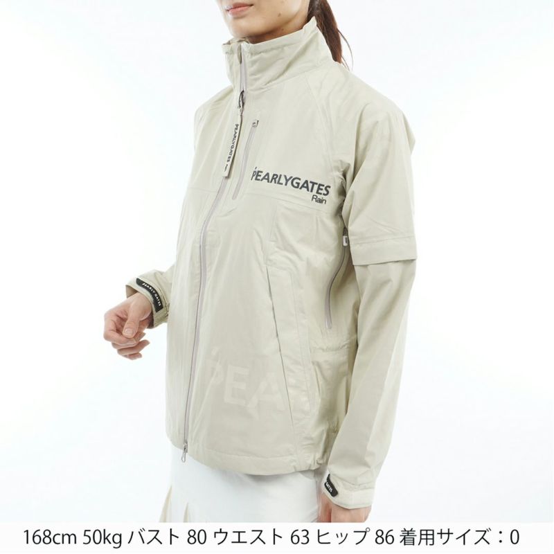 PEARLYGATES  レディース ベージュ レインウェア